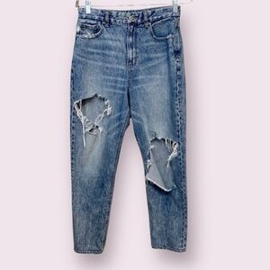 Distressed Blue Women's Jeans